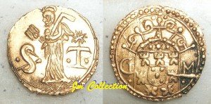 Syiling Emas yang digunakan ketika zaman penaklukan portugis di Melaka 